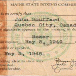 Licence de la Commission Sportive et Athlétique des États-Unis 1949