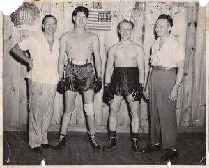 Johnny Bouffard avec Blaki Noël ainsi que leurs gérants