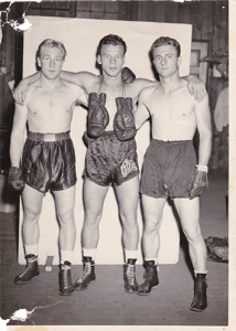 Johnny Bouffard et boxeurs