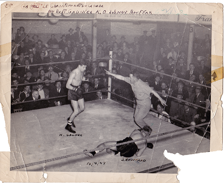 Combat revange du championnat canadien Johnny Bouffard perd par K.O. contre Hubert Gagné