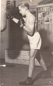 Photo promotionnelle de Johnny Bouffard en entraînement