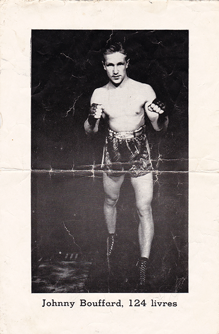 Photo promotionnelle de Johnny Bouffard 124 livres