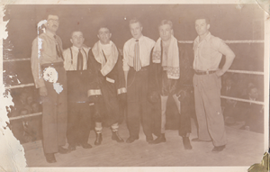 Photo de groupe avec Johnny Bouffard et autres