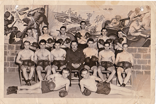 Johnny Bouffard et autres boxeurs