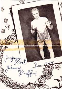 Carte promotionnelle de noël en 1944