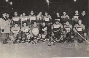 Johnny Bouffard dans une ligue de hockey