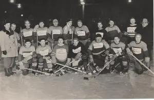 Johnny Bouffard dans une ligue de hockey