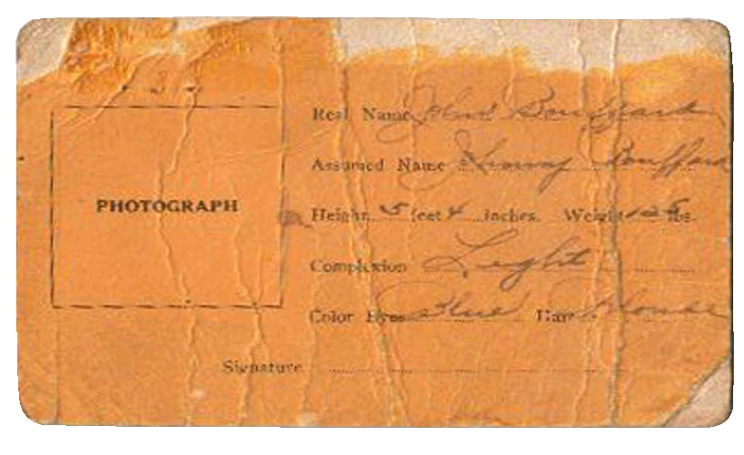 Carte de licence du Département de la réglementation des entreprises, des courses et de l'athlétisme